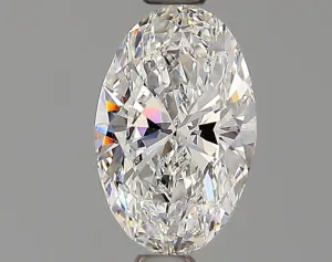 0.75 Carat E SI1 Oval Diamond