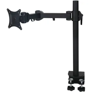 1x LCD Monitor arm Black or White (10kg Tilt, Swivel, Rotate)