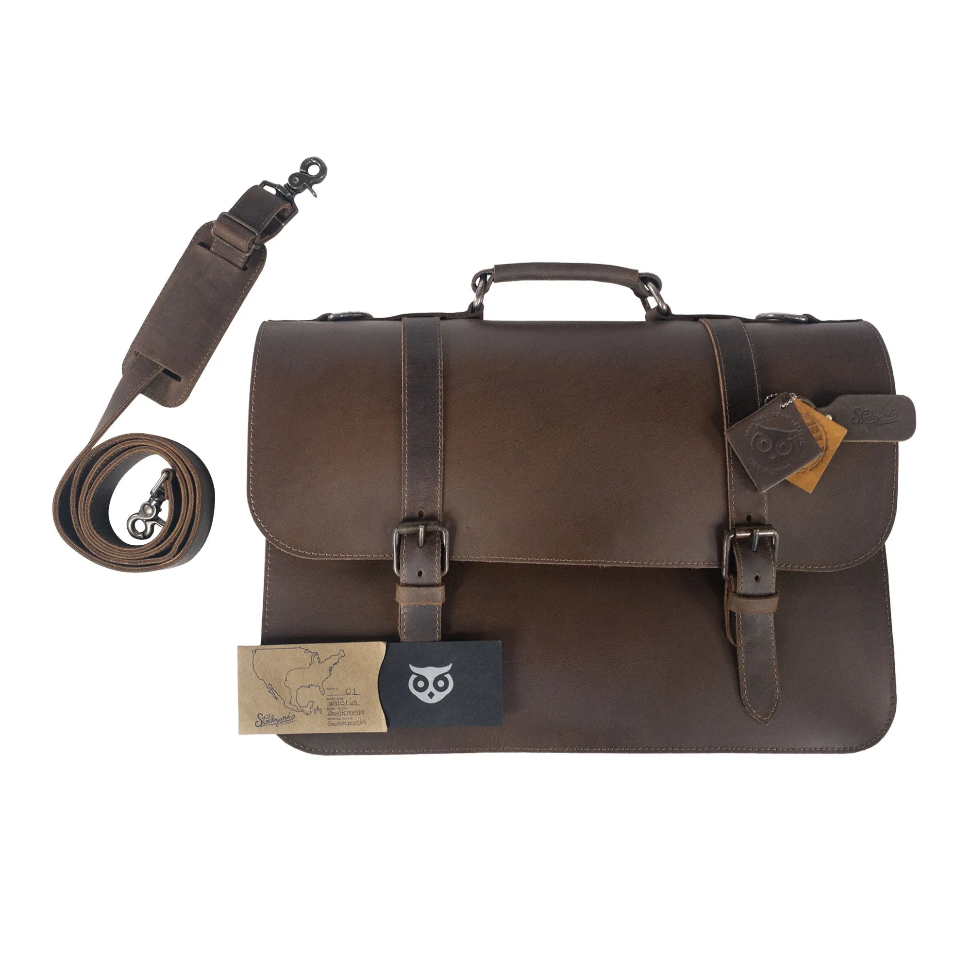 2-Compartment Thick Messenger Bag