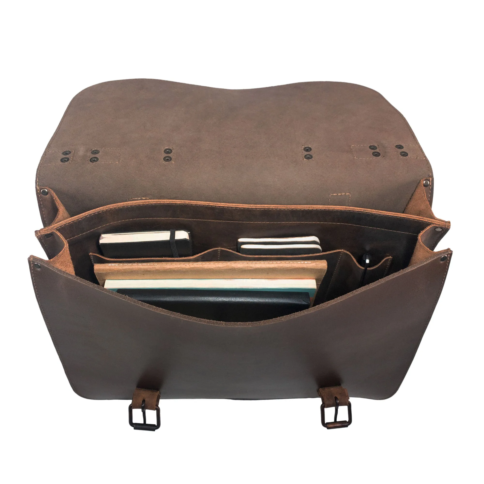 2-Compartment Thick Messenger Bag