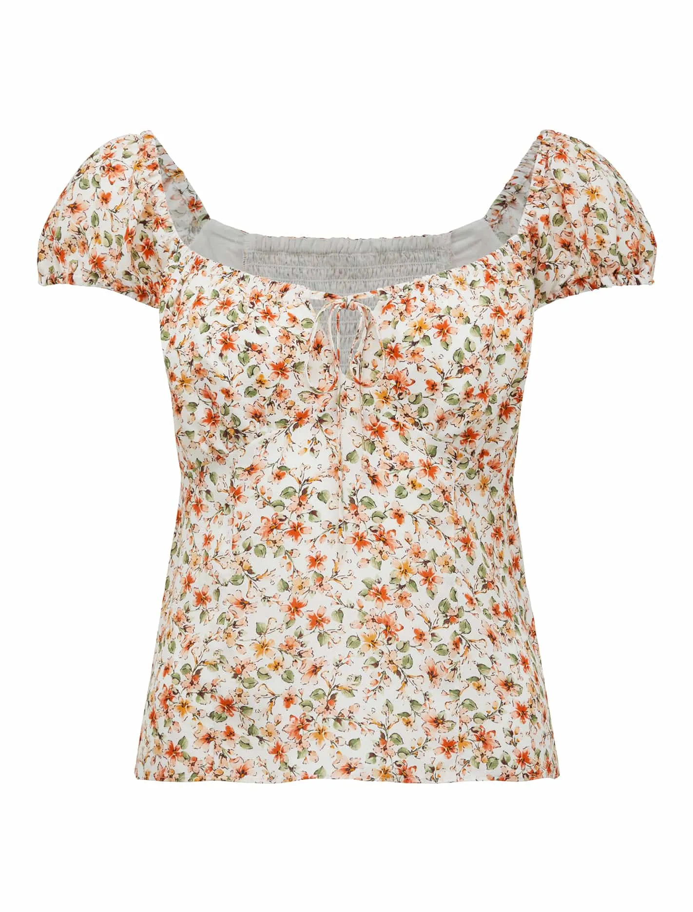 Amanda Sweetheart Tie Front Top