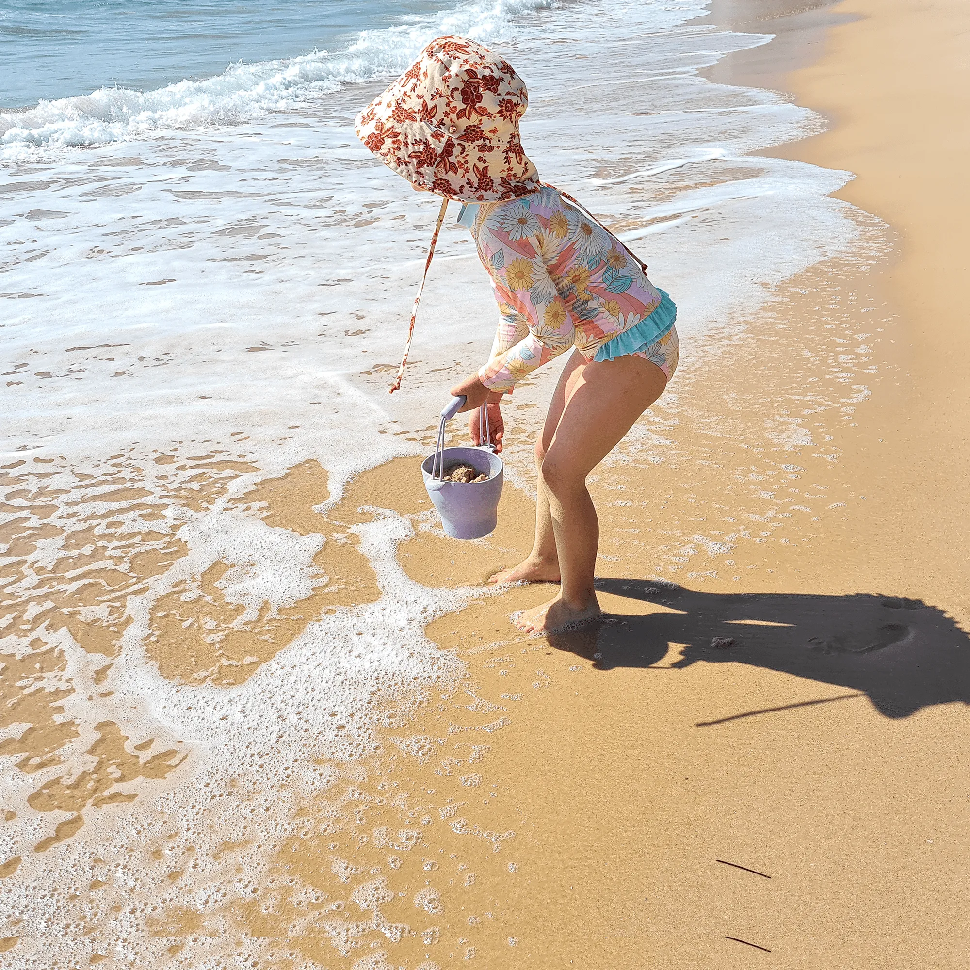 Beach Towel & Silicone Sand Toy Combo