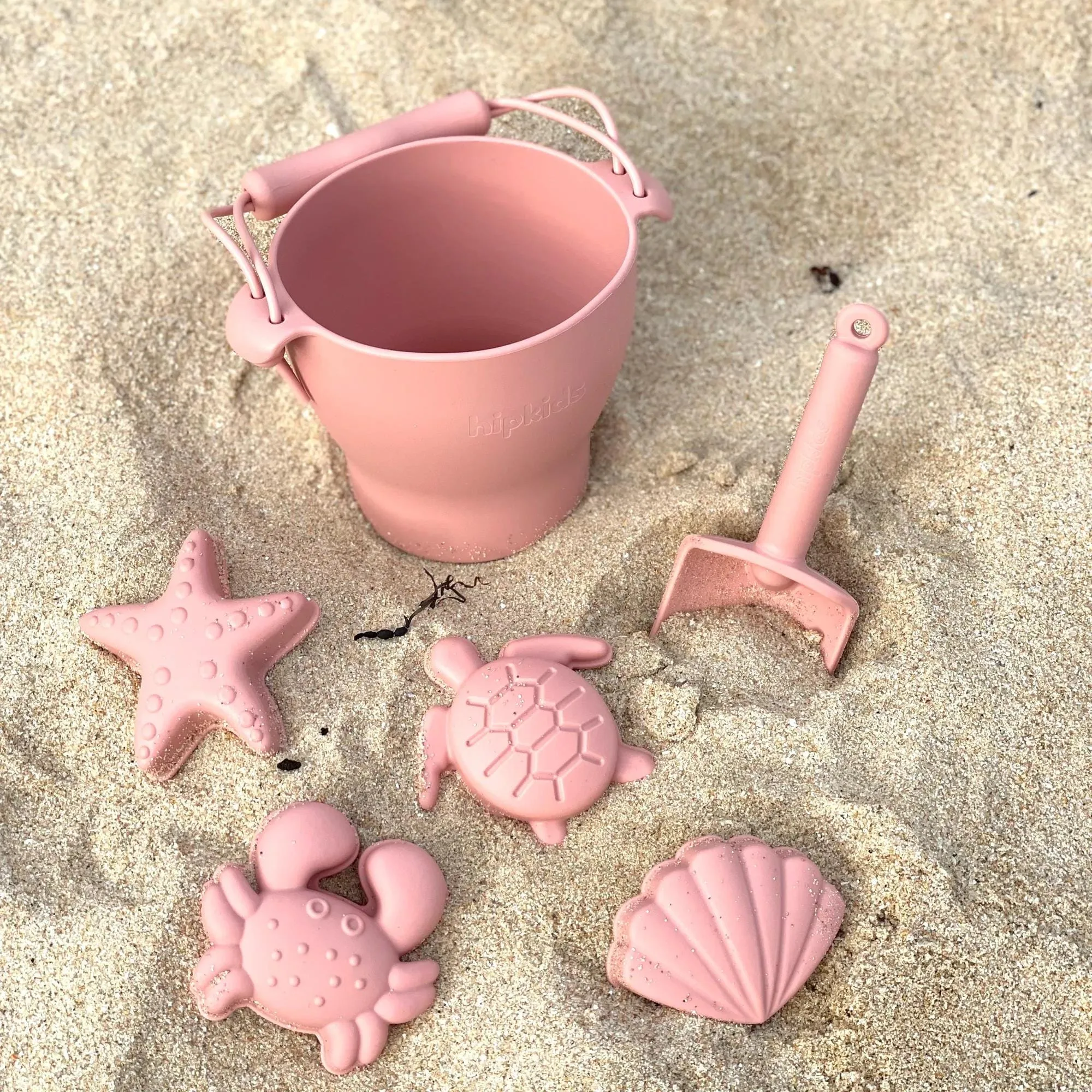 Beach Towel & Silicone Sand Toy Combo