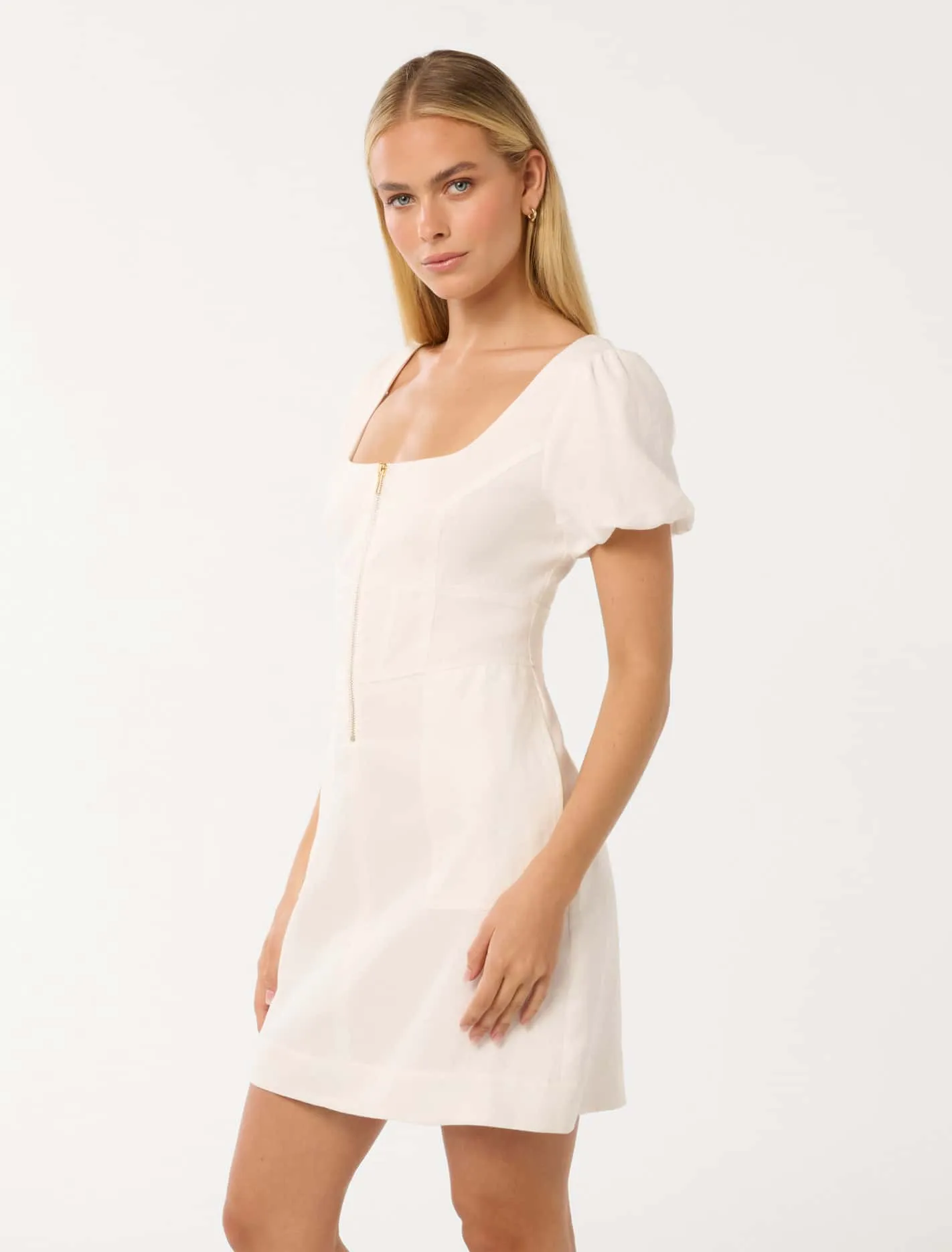 Brooklyn Zip Detail Mini Dress