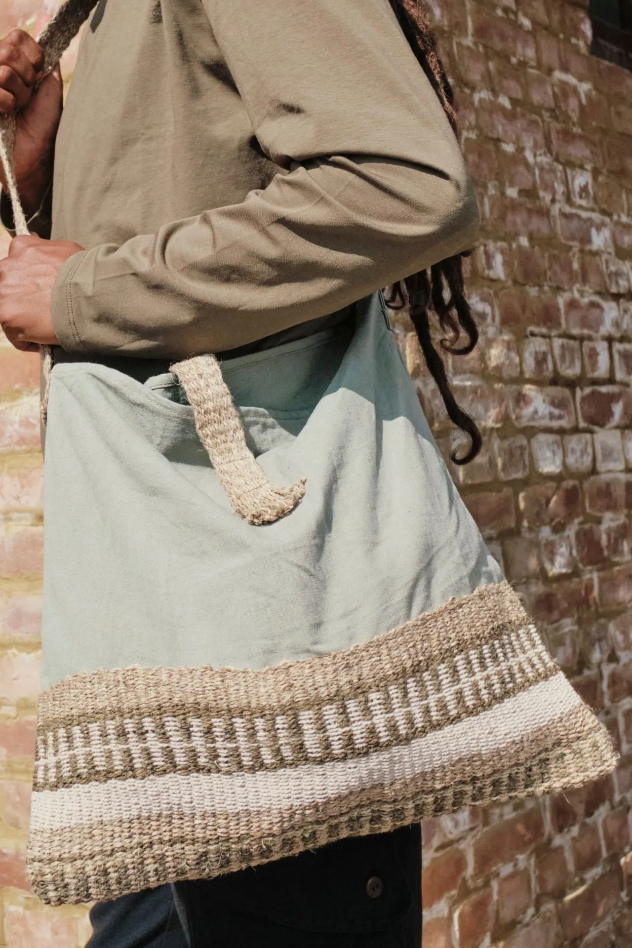 Hemp Satchel Bag - Medium