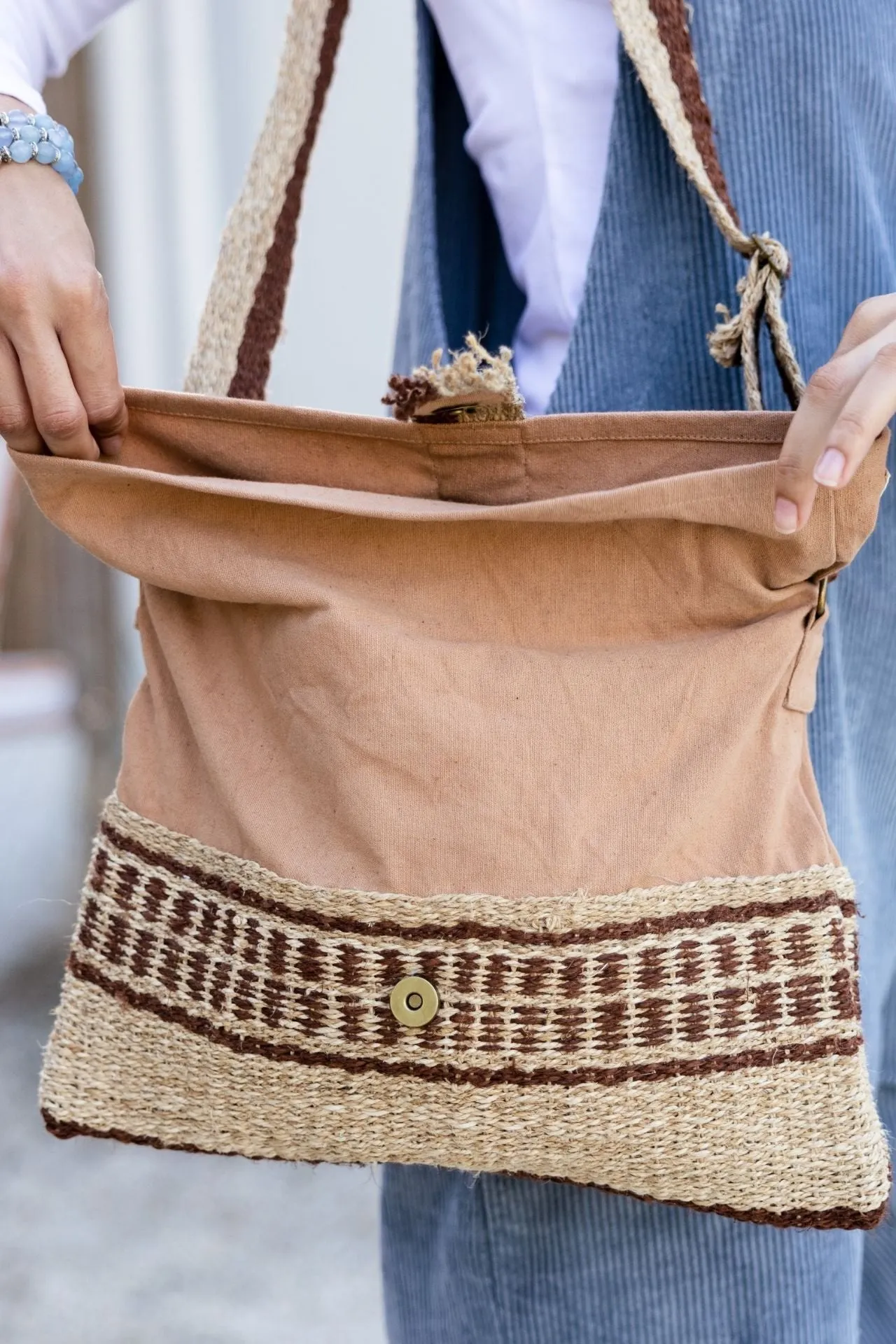 Hemp Satchel Bag - Small