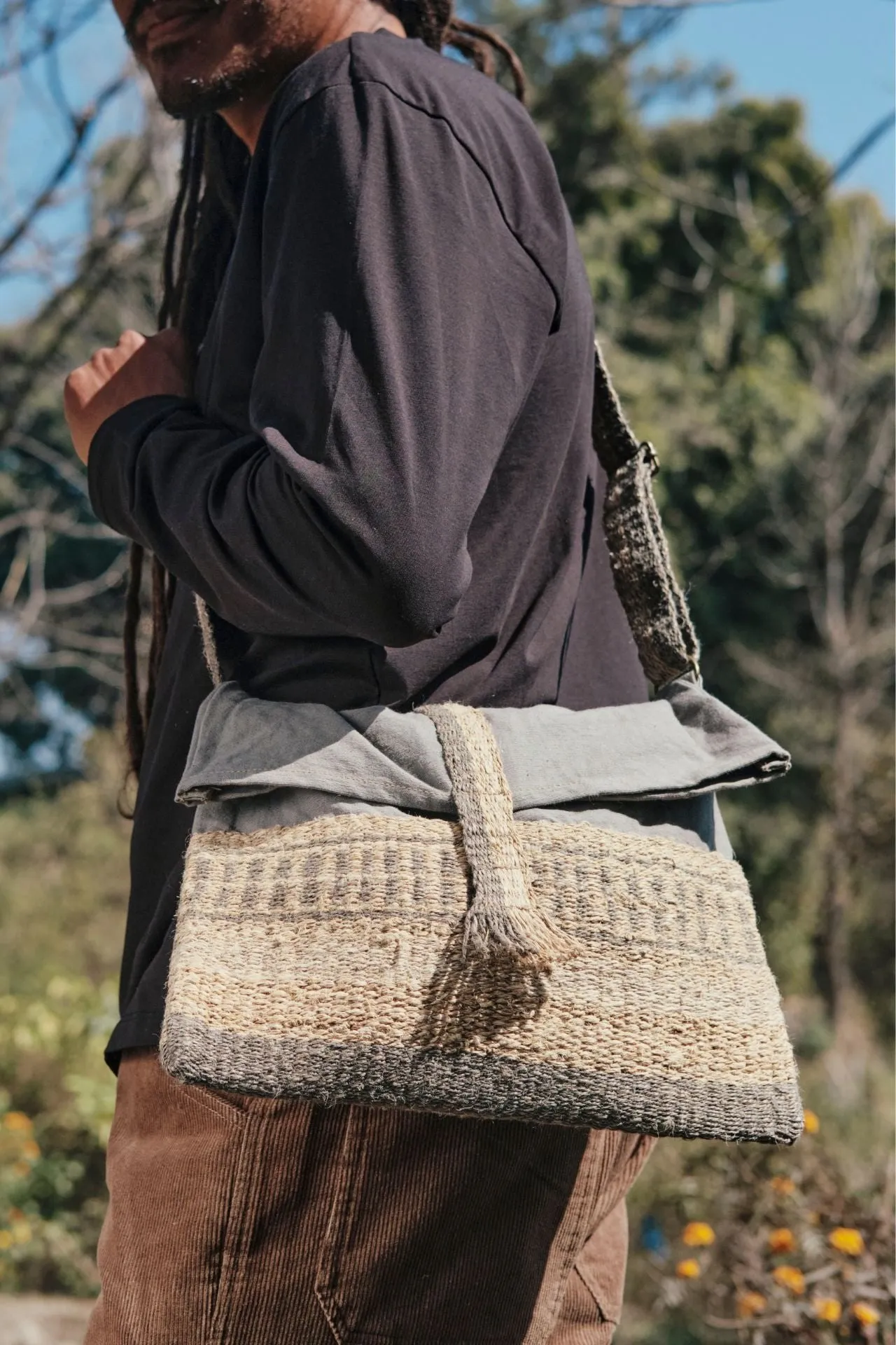 Hemp Satchel Bag - Small