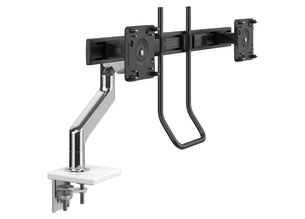 Humanscale M8.1 Monitor Arm w/ Crossbar & Handle