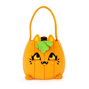 Jack O' Lantern Cat Candy Bucket