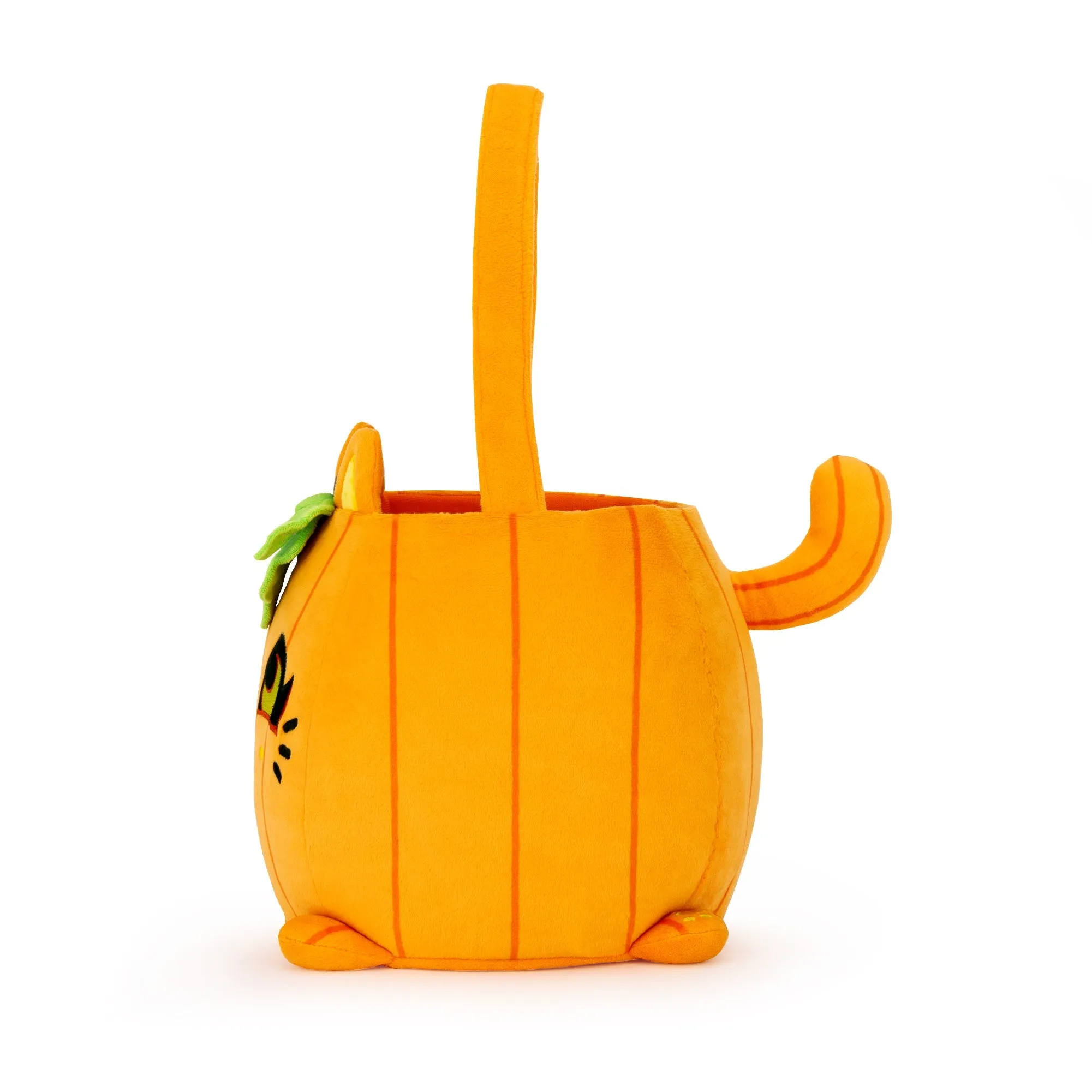 Jack O' Lantern Cat Candy Bucket