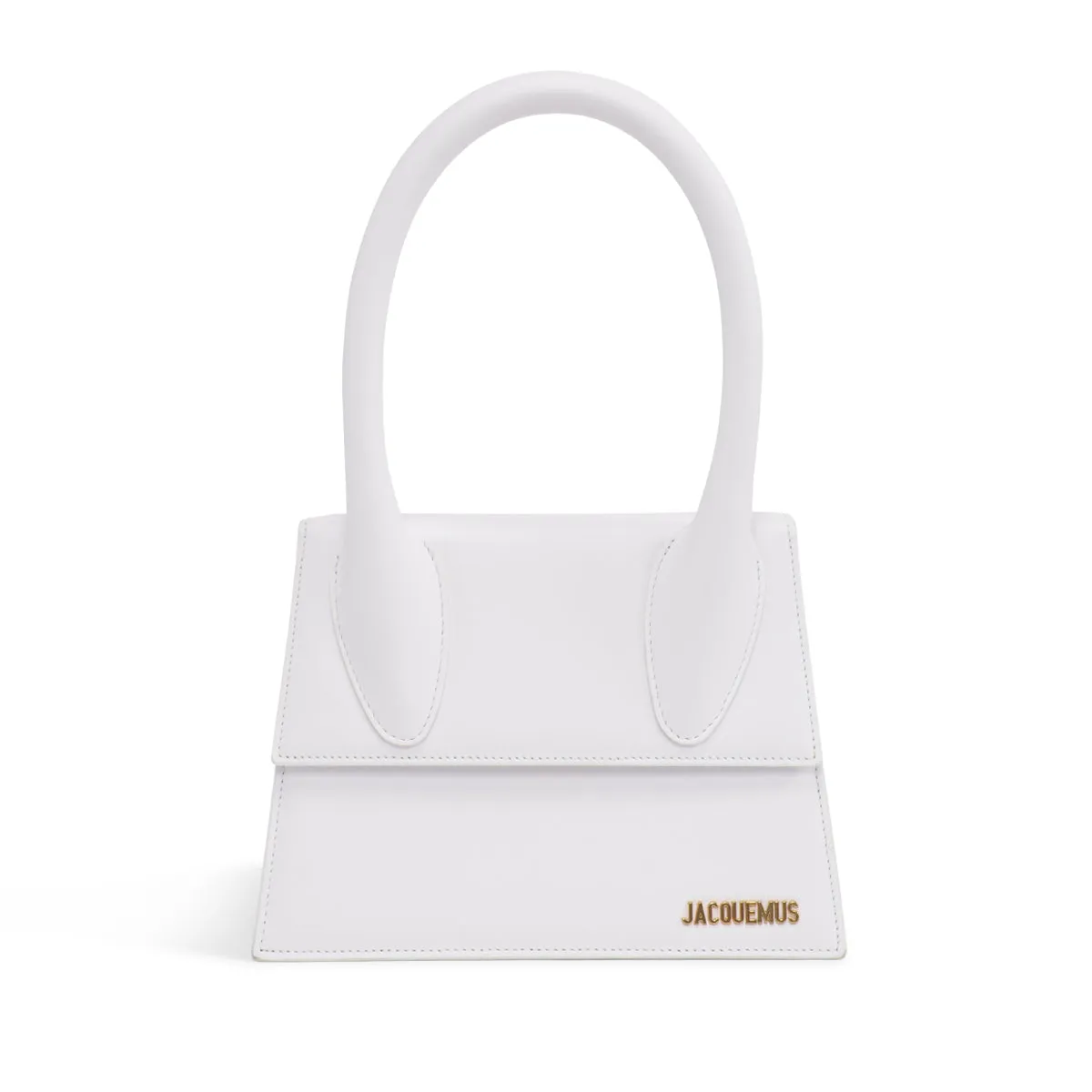 Jacquemus White Leather Le Grand Chiquito Bag