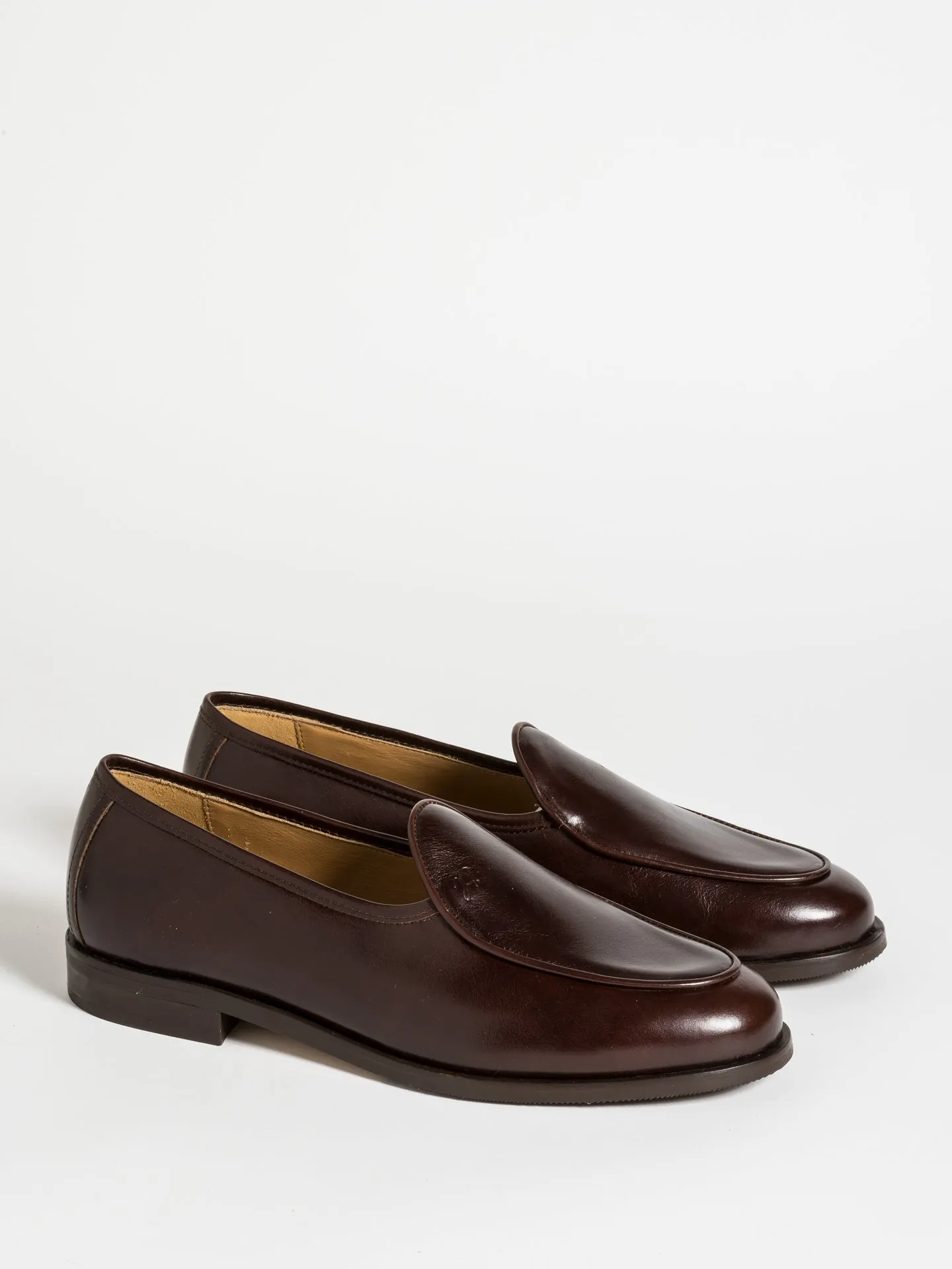 JACQUES NEW DARK BROWN LEATHER