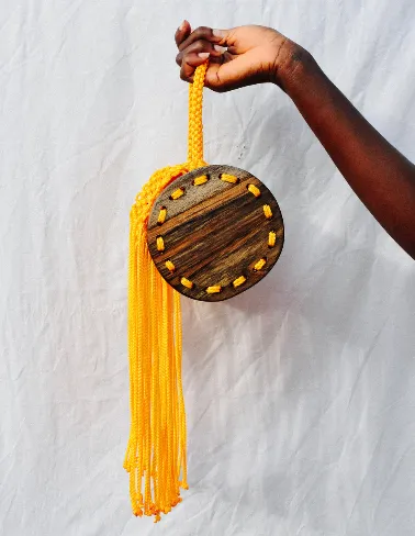 Kayadua Kaya Bag with Hand carved wooden Button for closing