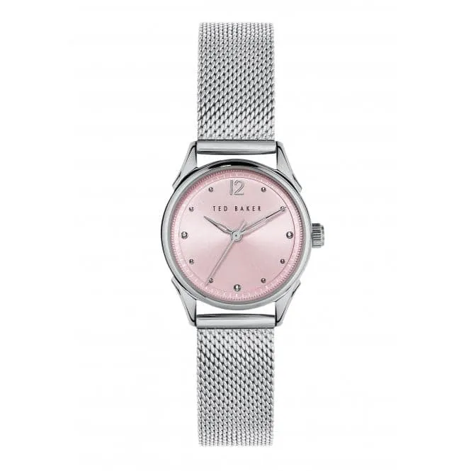 Ladies Luchiaa Stainless Steel Silver-Tone Watch BKPLUS210