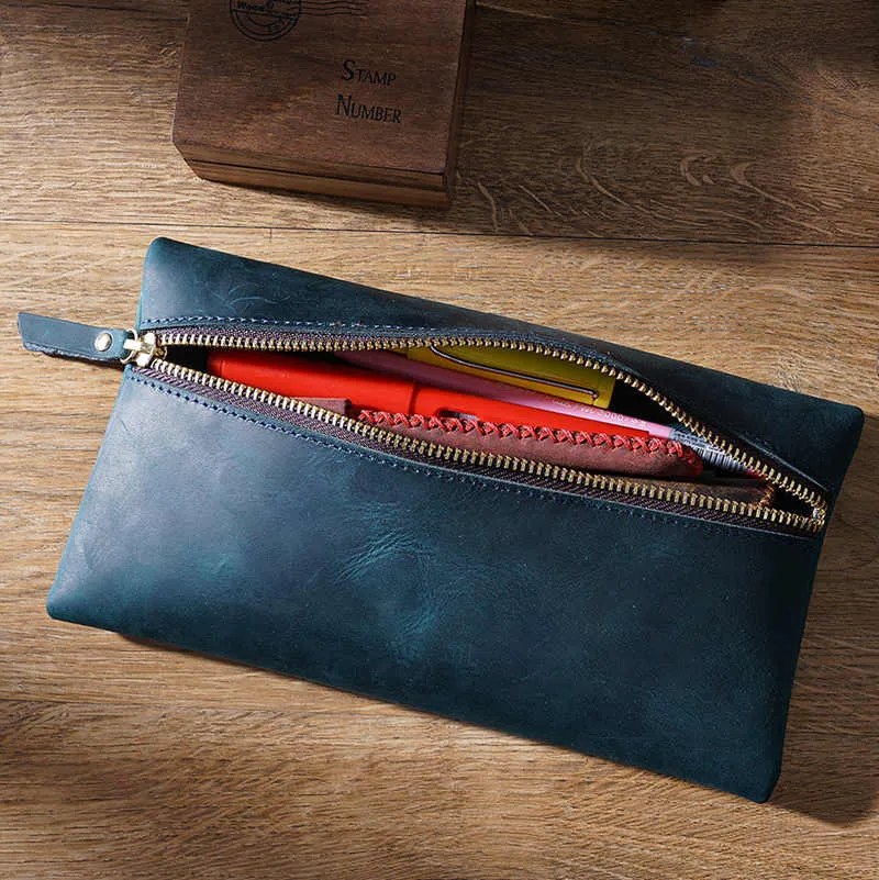 Leather Pencil Holder Fountain Pen Case