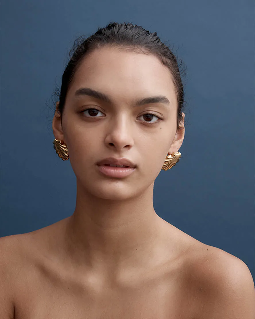 Leilani Earrings in Gold