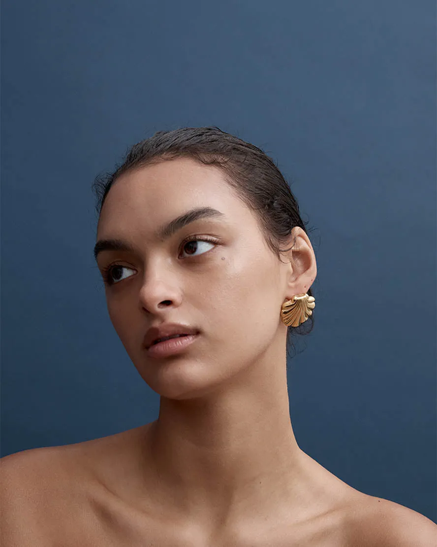 Leilani Earrings in Gold