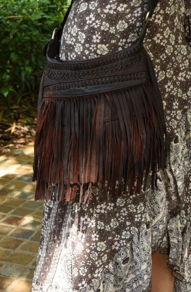 Mini Nayeli Fringe Shoulder Bag