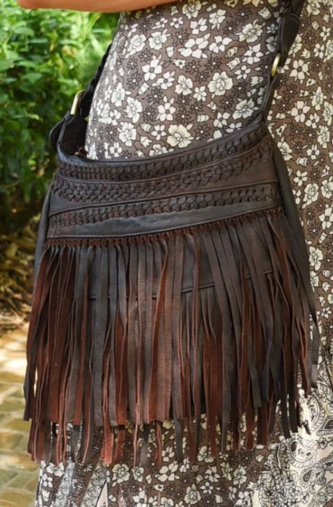 Mini Nayeli Fringe Shoulder Bag