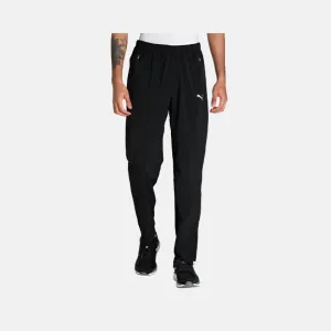 Puma Tapered Woven Men's Running Trackpants -Black