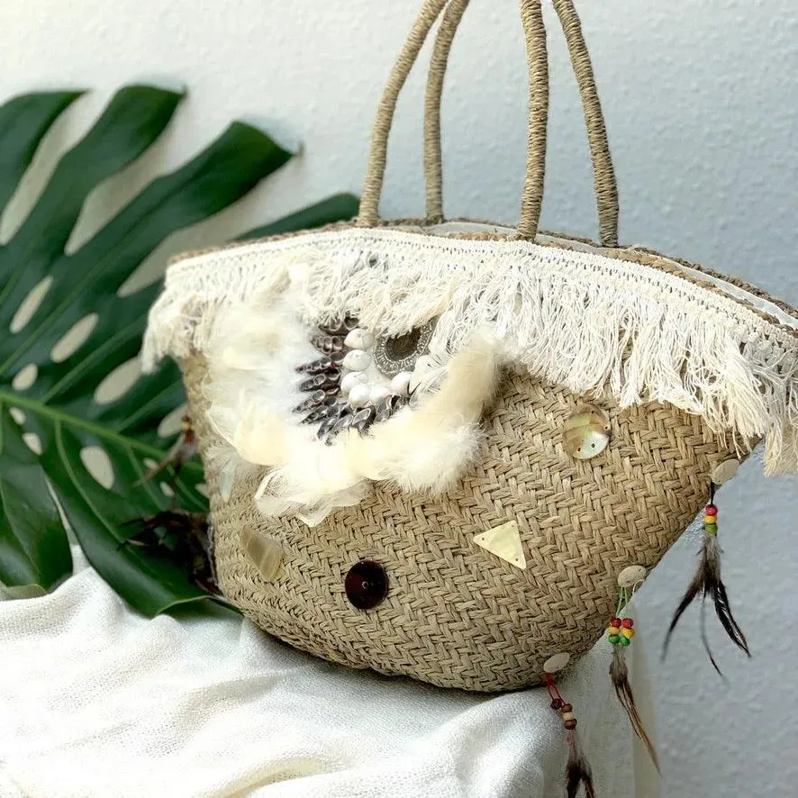 Rattan Boho Handbag