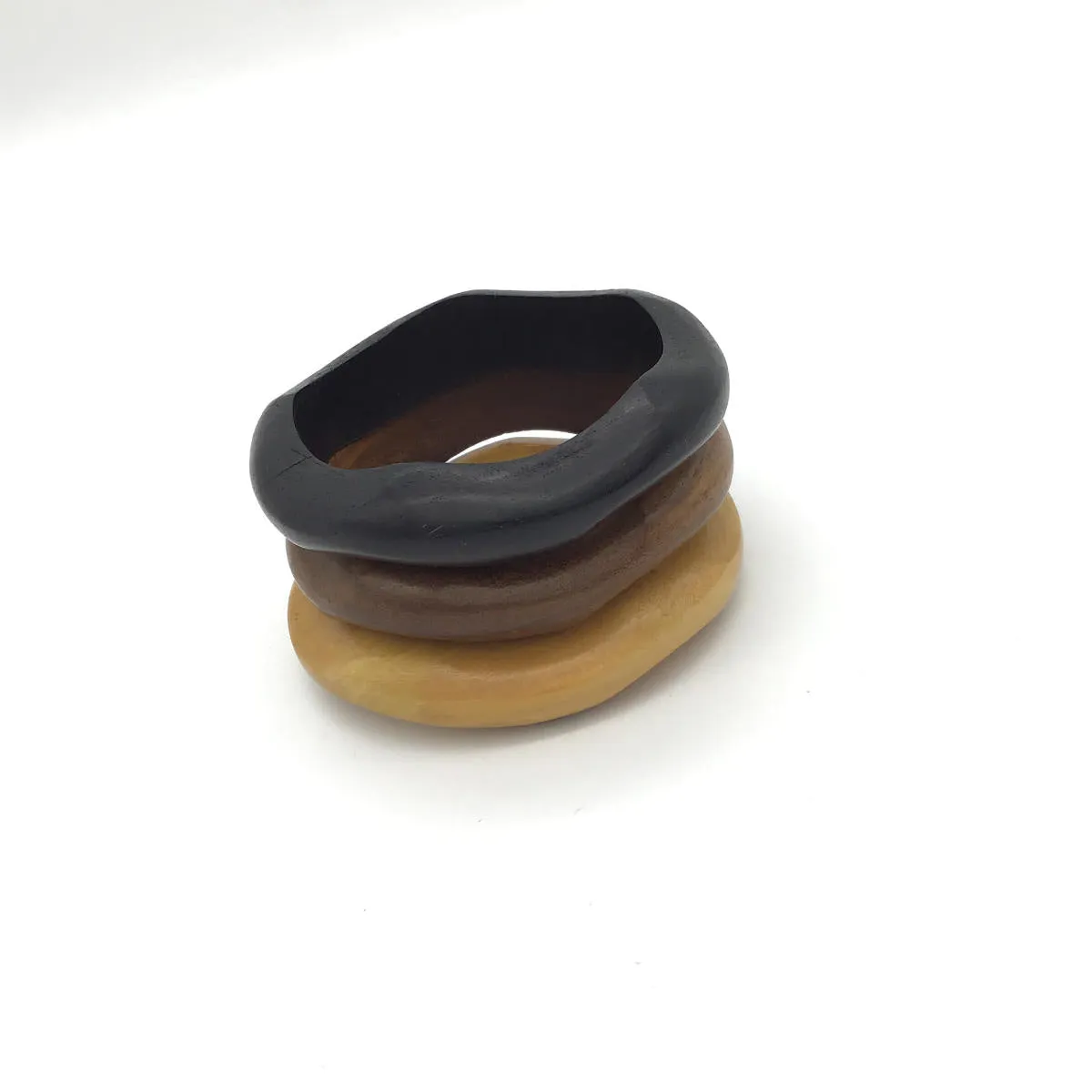 Stacked Wooden Bracelet