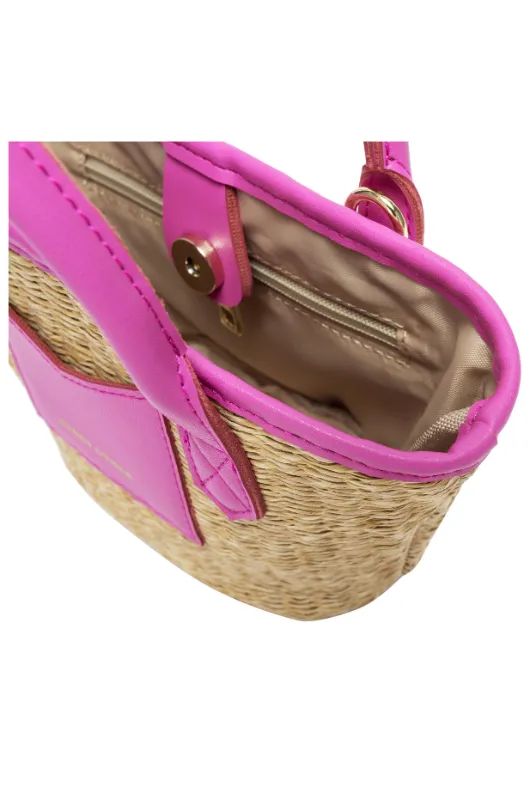 Straw Rattan Grab Bag