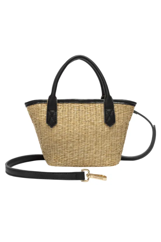 Straw Rattan Grab Bag