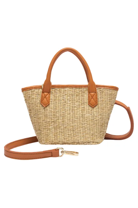 Straw Rattan Grab Bag