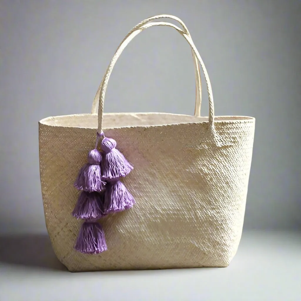 Sustainable Rattan Tote Bag - Handmade in Borneo