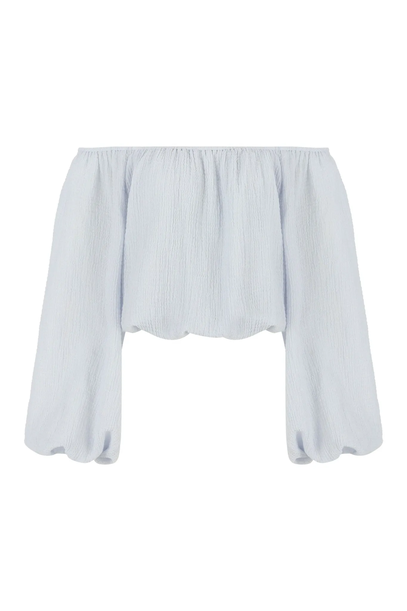 THE HAND LOOM Stella Top - Baby Blue