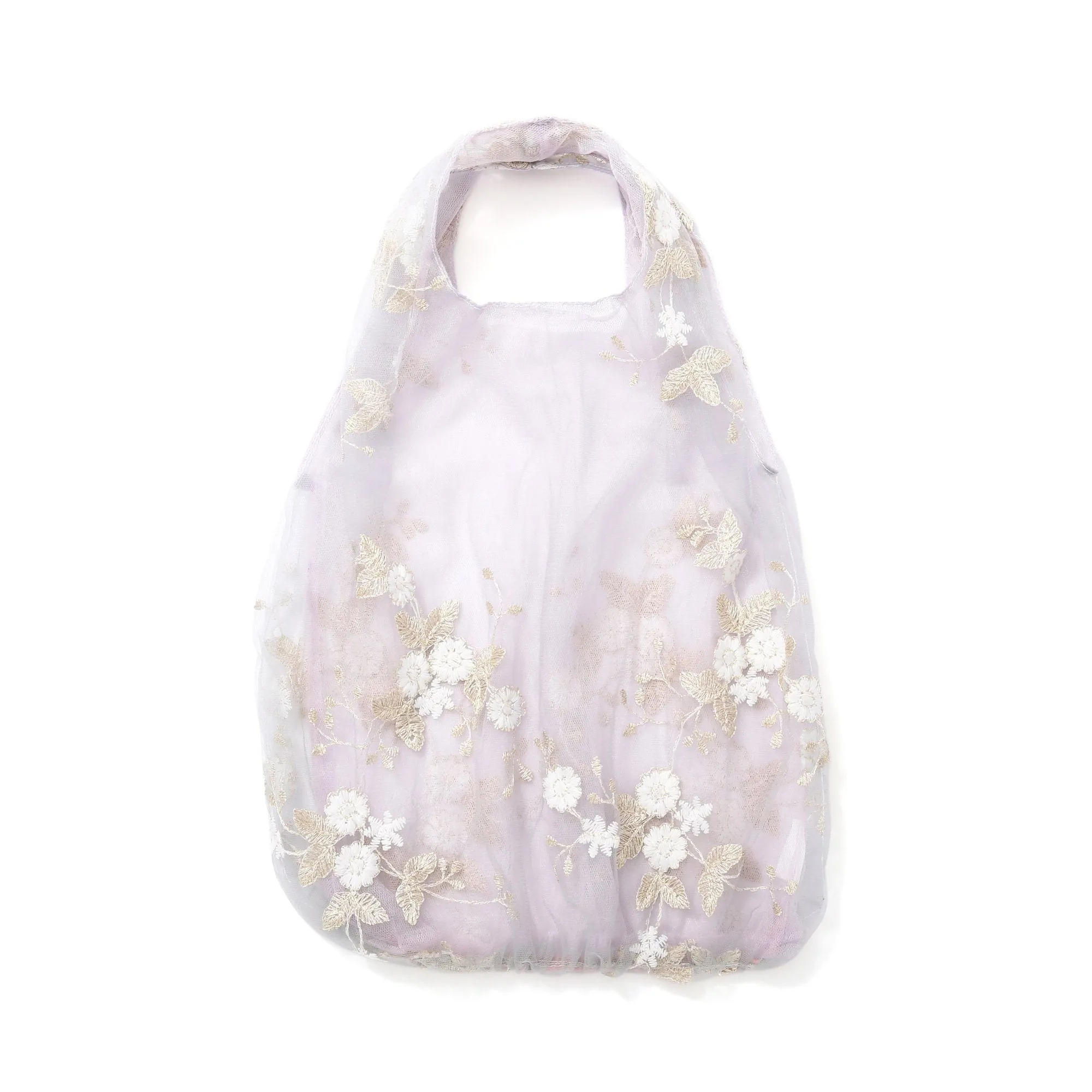 Tulle Bag Light Gray X Light Purple