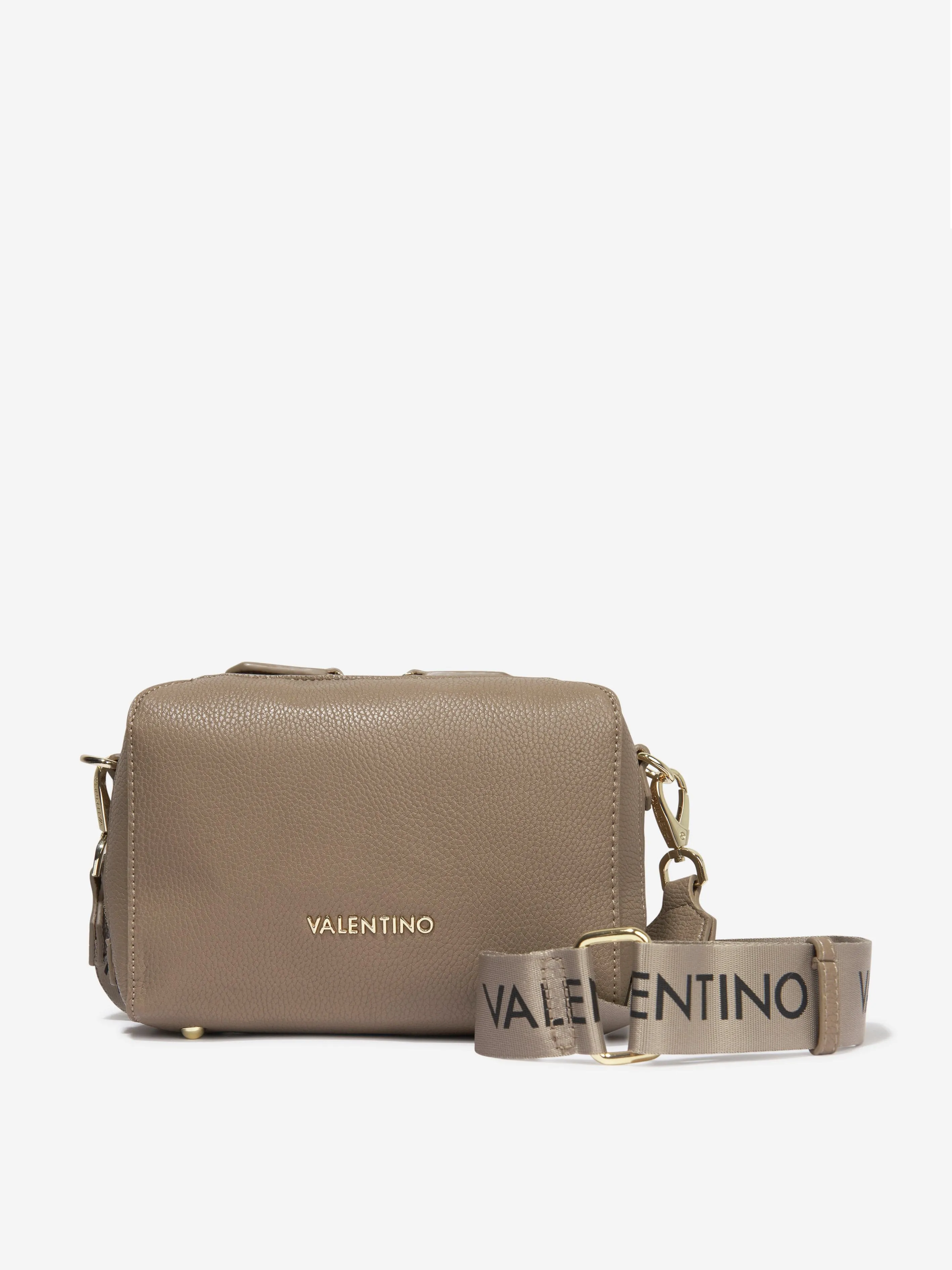 Valentino Girls Pattie Haversack Bag in Taupe